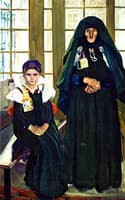 Grandmother and Granddaughter from the Anso Valley