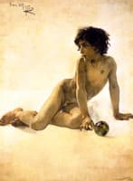 Nude with Ball
