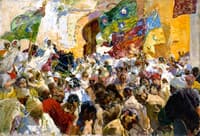 Parade of the Troops and Slaves at the Gates of the City