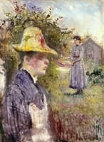 Sisters in the garden