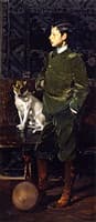 Juaquín Sorolla Garcia and His Dog