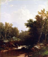 Mountain River Landscape