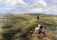 Digging for Potatoes in the Dunes at Zandvoort