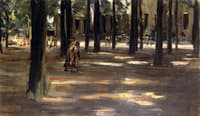 Going to School in Laren - Composition Study