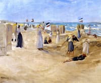 On the Beach at Noordwijk