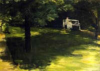 Bench beneath the Chestnut Tree in the Wannsee Garden