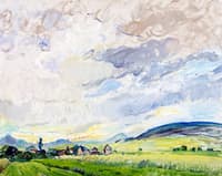 Landscape at Godramstein - Clouds Passing