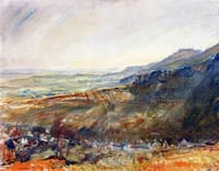 Palatinate Landscape - View of the Madenburg