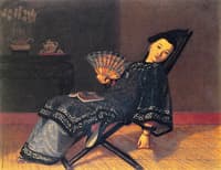 Oriental Lady with Fan