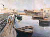 Arrival of the Mail Boat