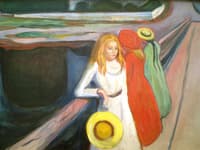 Girl on a Bridge