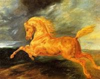 A Horse Frightened by Lightning