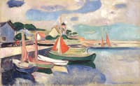 Sailboats in the Harbor