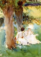 Under the Willows (Miss Priestley and Mrs. Ormond