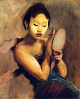 A Javanese Girl at Her Toilet