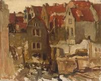 Demolition of the Grand Bazar de la Bourse in Amsterdam at the Nieuwendijk