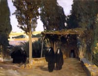 Scene with Arab Women