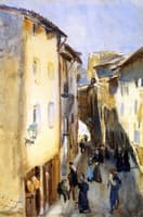 Street at Camprodón, Spain