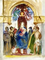 Madonna and Child and Saints, after an Unidentified Artist