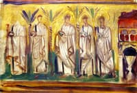 A Group of Five Male Saints