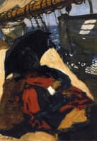 The Artist's Mother Aboard Ship