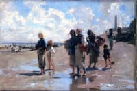Fishing for Oysters at Cancale
