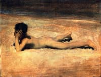 A Nude Boy on a Beach