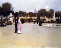 The Luxembourg Gardens at Twilight