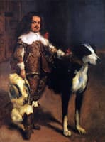 Dwarf with a Dog (after Velazquez)