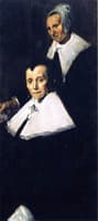 Detail of Two Figures from'The Regentesses of the Old Men's Almshouse, Haarlem' (after Frans Hals)