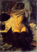 Nude with Black Stockings
