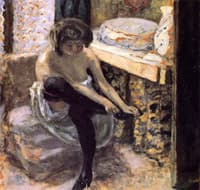 Woman with Black Stocings