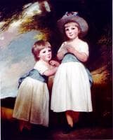 Portrait of Two Children in a Landscape