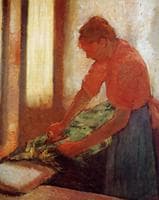 Woman Ironing