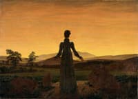 Woman Before the Rising Sun