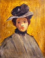 Lady in a Brown Hat