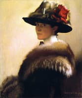 Woman in a Fur Hat