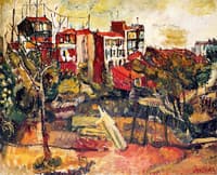 Landscape with Red Houses