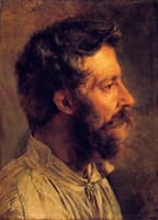 Head of a Bearded Workman in Profile