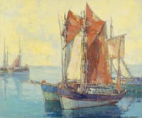 Boats in a Harbor
