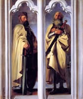 The Grand Masters Siegfried von Feuchtwangen and Ludger von Braunschweig (Sketch)