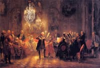The Flute Concert of Frederick the Great at Sanssouci