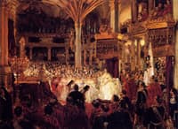 Sketch for The Coronation of King William I at Königsberg