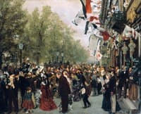 Departure of King William I for the Army, 31 July 1870