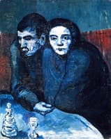 Poor Couple in a Cafe