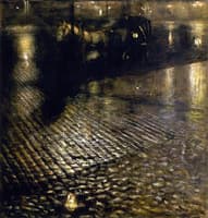 Warsaw Cab at Night