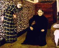 Interior, Mother and Sister of the Artist