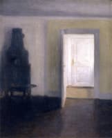 Interior, An Old Stove, Albertines Lyst, Lyngby