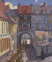 The Household Brigade Passing to the Ypres Salient, Cassel
