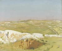 The Somme: A Clear Day and View from the British Trenches opposite La Boiselle